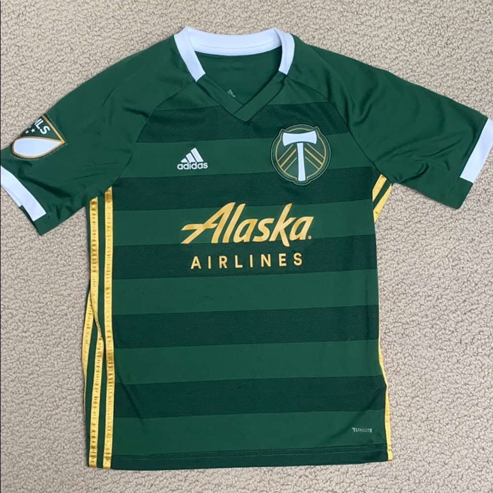 Adidas+Portland Timber’s+Soccer Jersey+Sz M 11-12